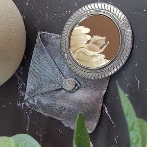 NEW DANFORTH FINE PEWTER USA COMPACT PURSE MRROR